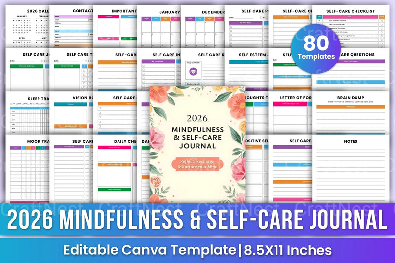 Mindfulness Self-Care Guide - CraftNest - Digital Crafting and Art