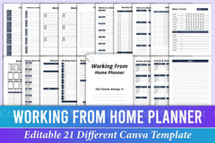 Ultimate Work From Home Planner - CraftNest - Digital Crafting and Art