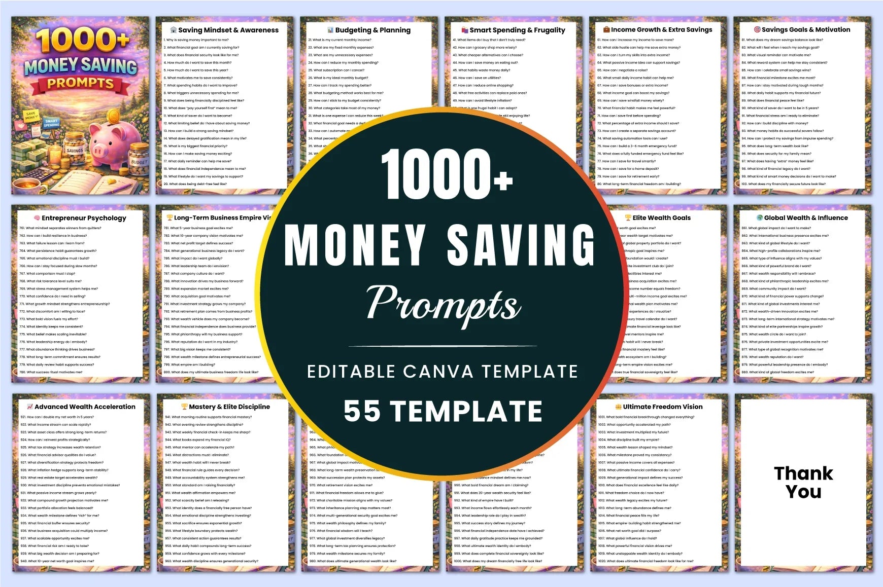Money Saving Prompts Clipart Bundle - CraftNest - Digital Crafting and Art