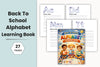 Back to School Alphabet Learning Planner