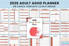 Adult ADHD Planner for Effective Organization - CraftNest - Digital Crafting and Art
