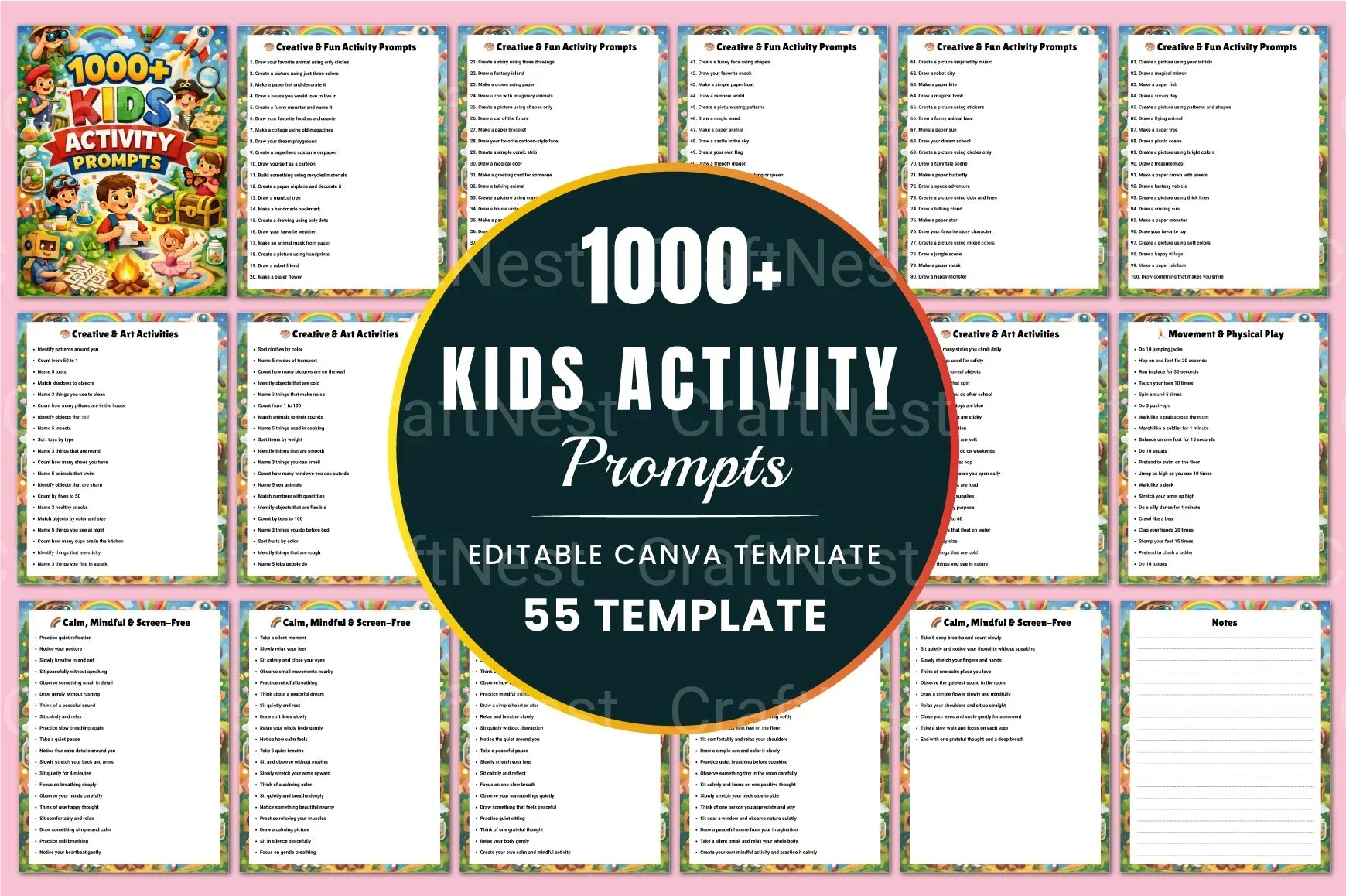 Creative Kids Activity Prompts for Fun and Learning - CraftNest - Digital Crafting and Art