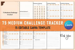 Medium Challenge Tracker: Stay Organized and Motivated - CraftNest - Digital Crafting and Art