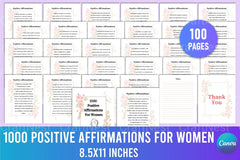 Positive Affirmations for Women - CraftNest - Digital Crafting and Art
