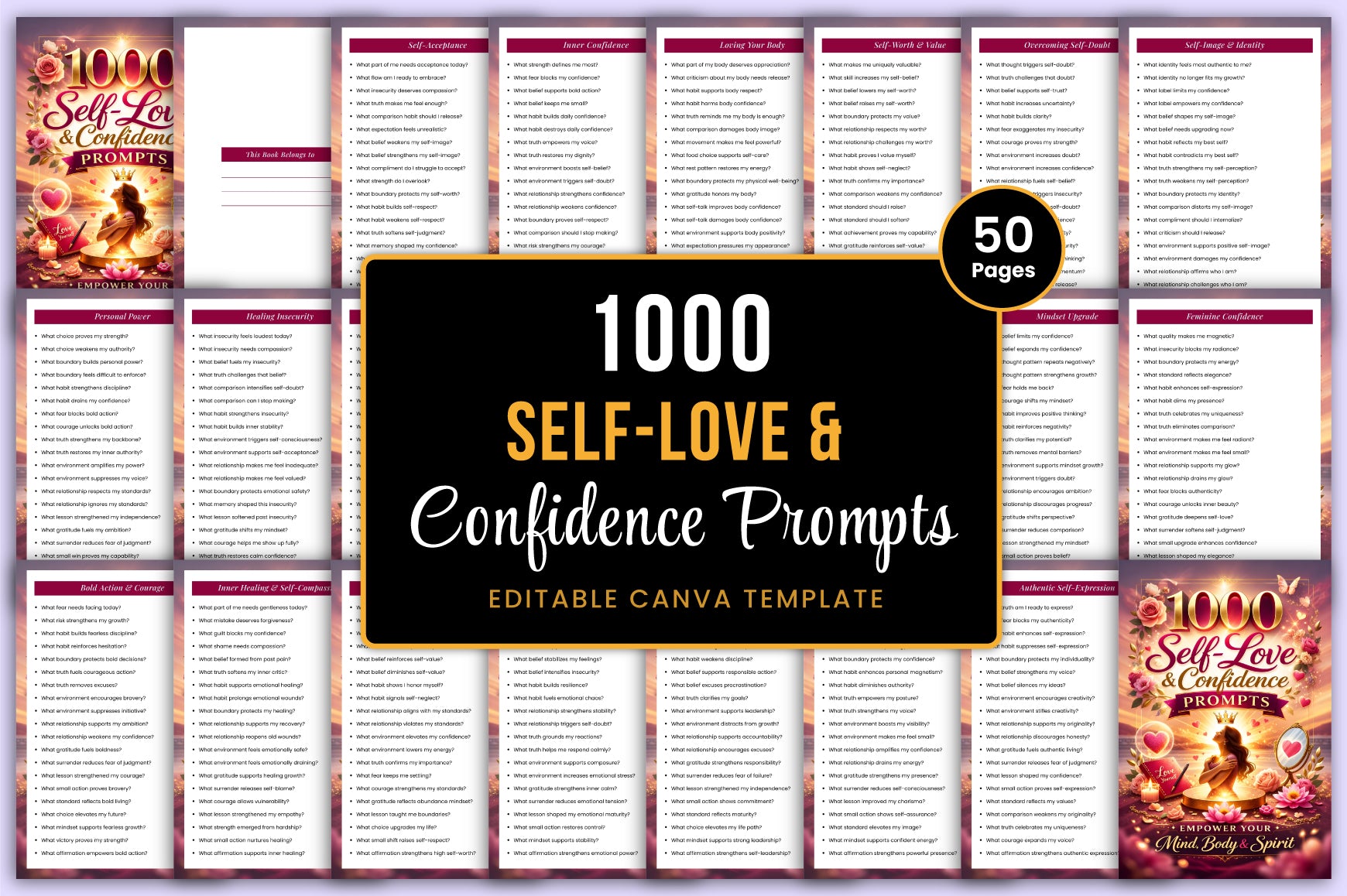Self Love Confidence Prompts