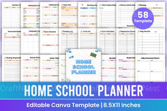 Home School Planner: Organize Your Homeschooling Effortlessly - CraftNest - Digital Crafting and Art