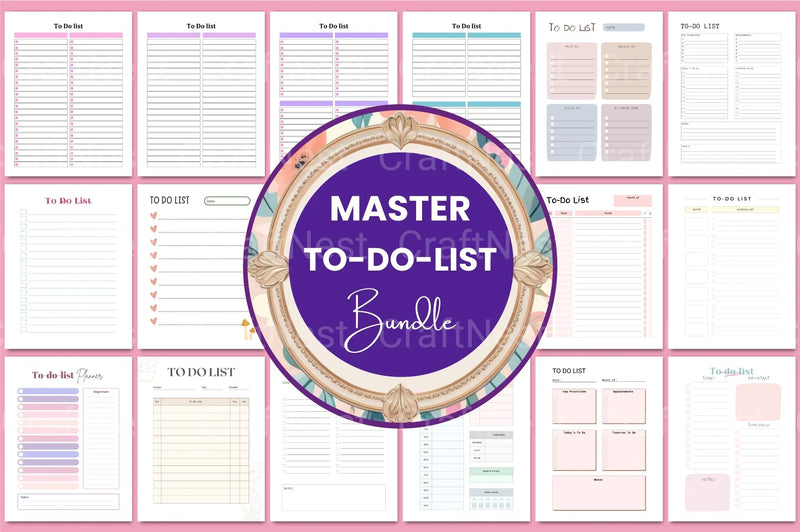 Master To-Do List for Optimal Productivity - CraftNest - Digital Crafting and Art