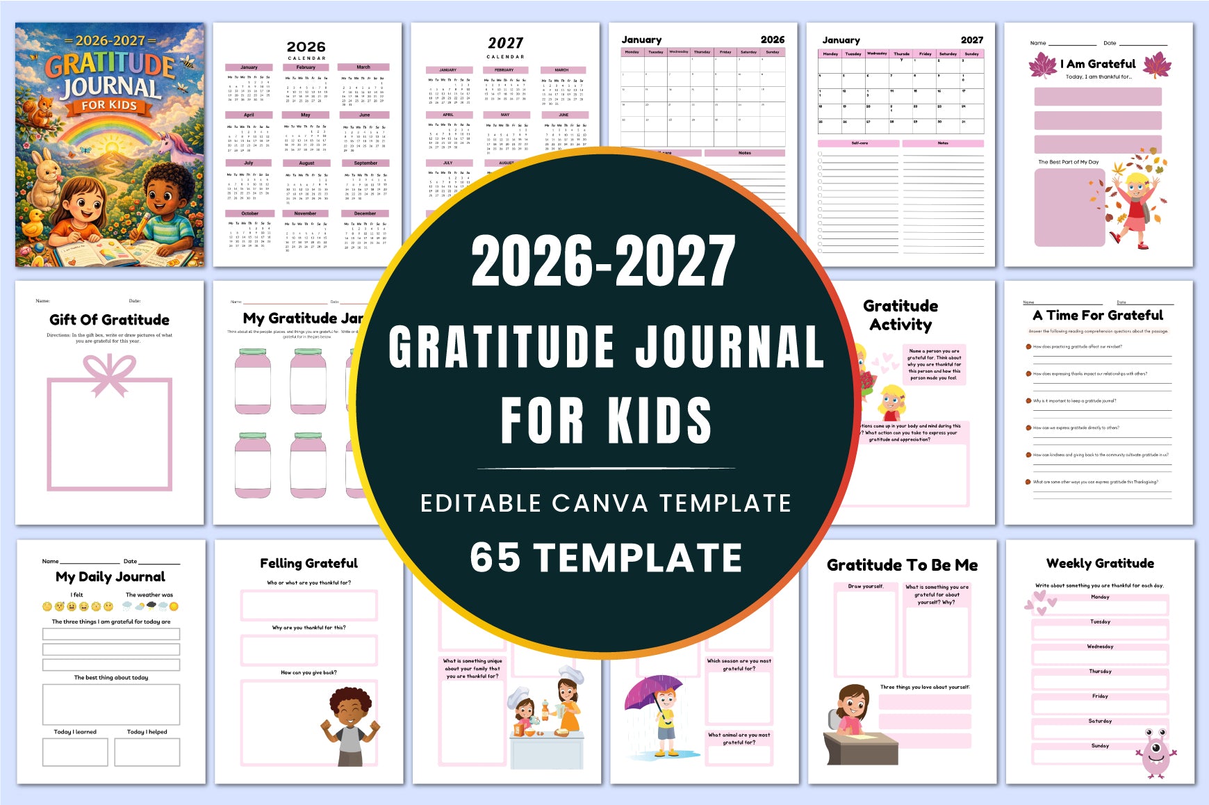 Gratitude Journal for Kids