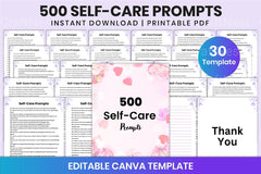 Self Care Prompts for Mindful Living - CraftNest - Digital Crafting and Art