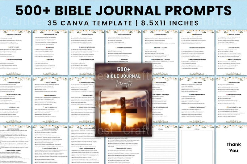 500 Bible Prompts for Inspiration - CraftNest - Digital Crafting and Art