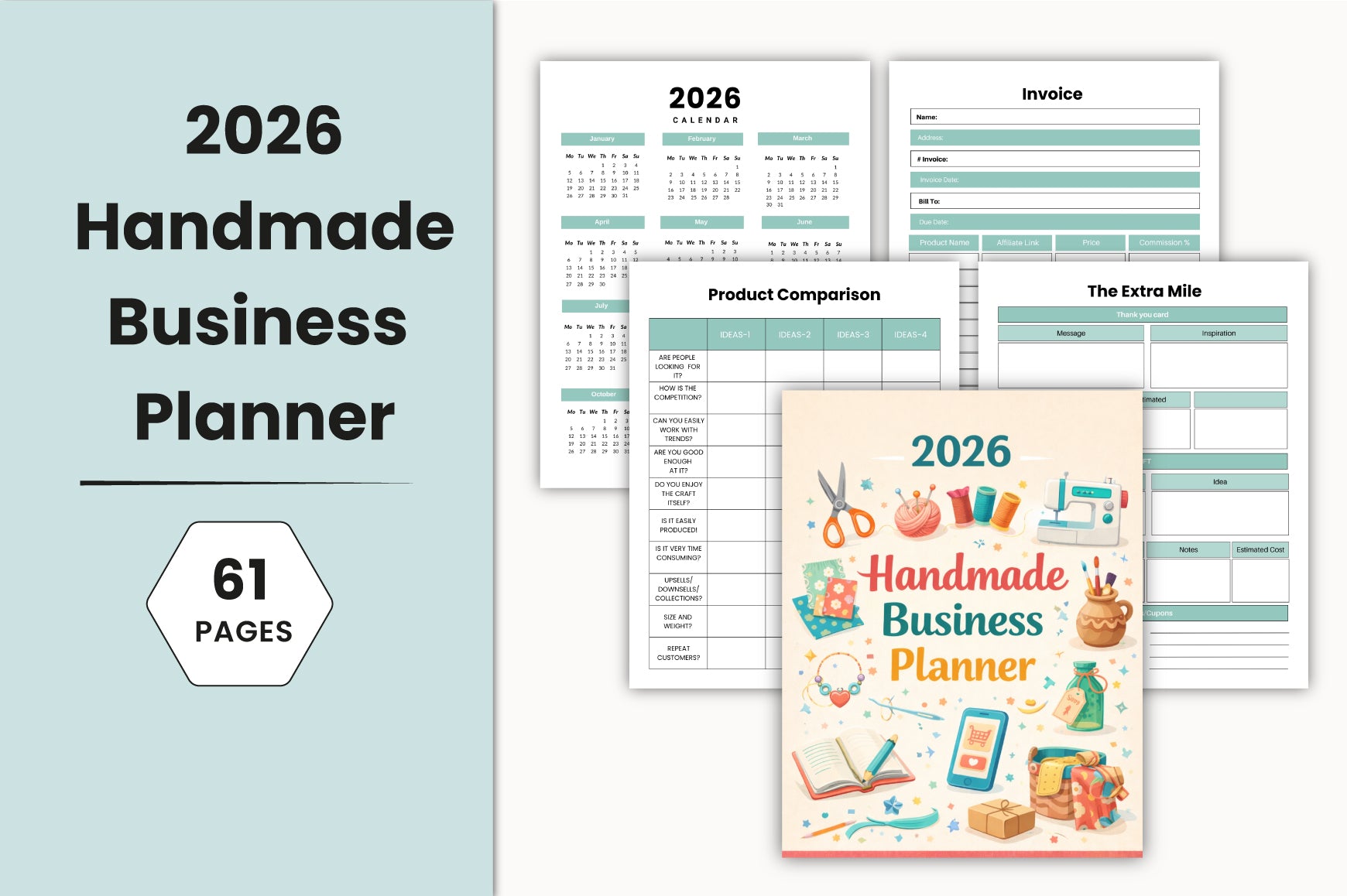 Handmade Business Planner