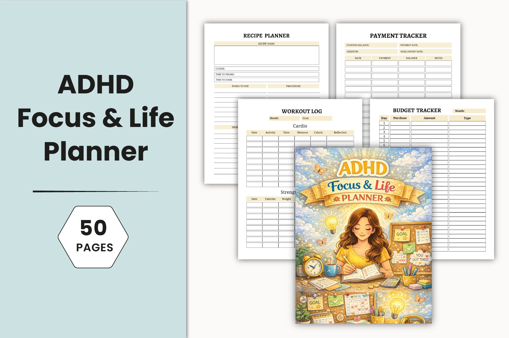 ADHD Focus Life Planner