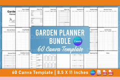 Garden Planner Canva Template - CraftNest - Digital Crafting and Art