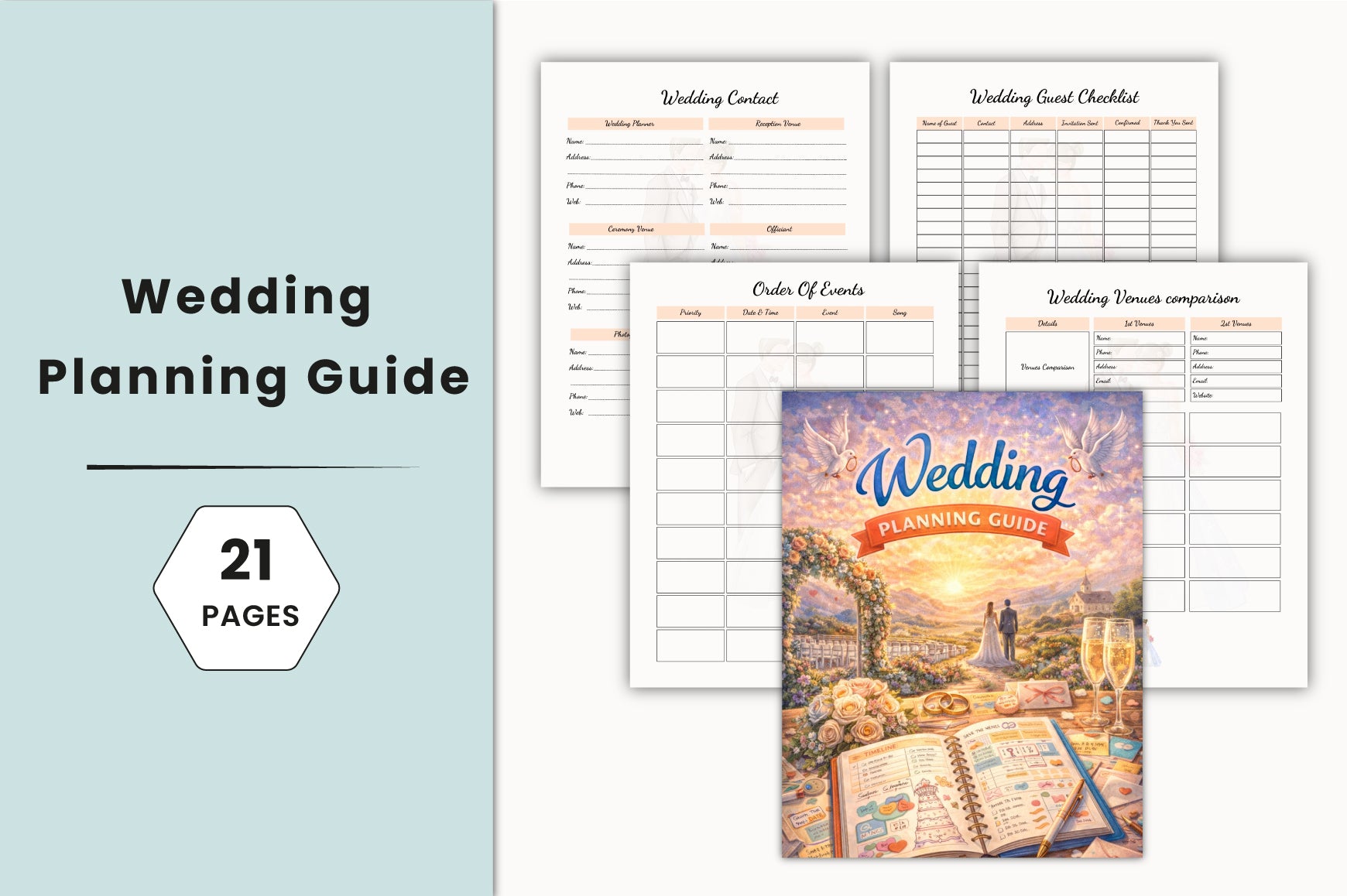Wedding Planning Guide Planner