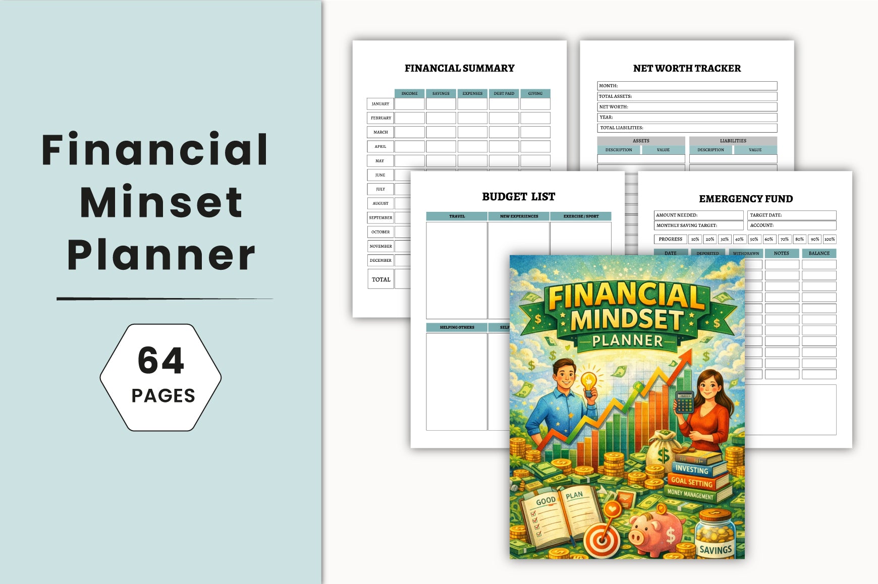 Financial Mindset Planner for Success