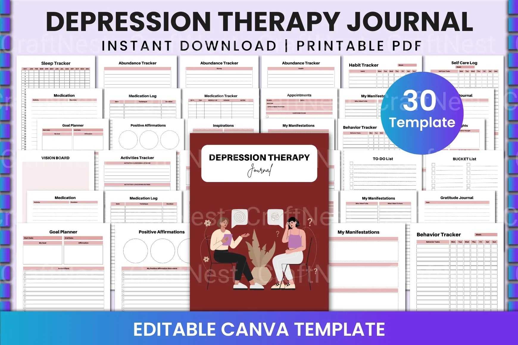 Effective Depression Therapy Techniques - CraftNest - Digital Crafting and Art
