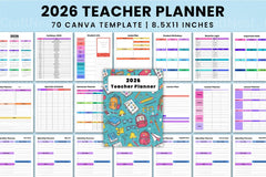 Teacher Planner 2024: Organize Your Classroom Efficiently - CraftNest - Digital Crafting and Art