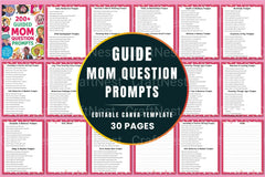 Guided Mom Question Prompts for Meaningful Conversations - CraftNest - Digital Crafting and Art
