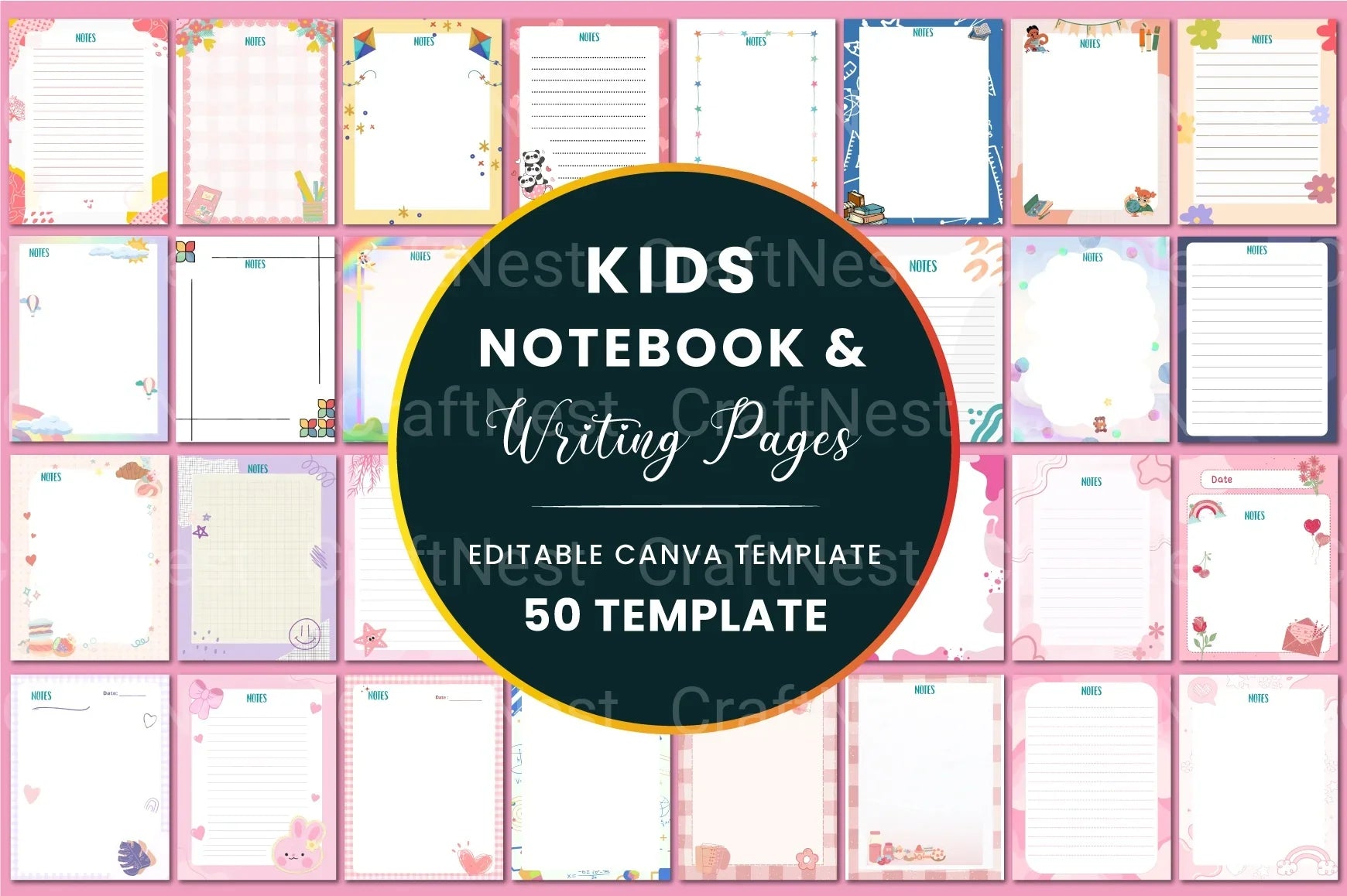 Kids Notebook Writing Guide