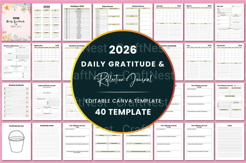 Daily Gratitude Reflection - CraftNest - Digital Crafting and Art