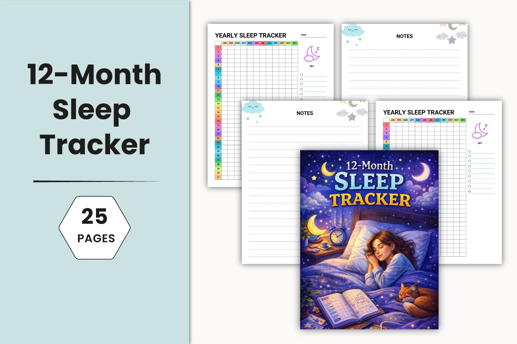 Monthly Sleep Planner