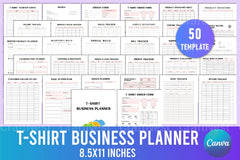 Shirt Business Planner Guide - CraftNest - Digital Crafting and Art