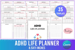 ADHD Life Planner for Effective Organization - CraftNest - Digital Crafting and Art