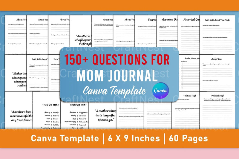 Mother Daughter Canva Design - CraftNest - Digital Crafting and Art