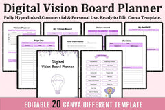 Vision Board Planner - CraftNest - Digital Crafting and Art