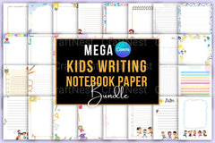 Mega Kids Writing Notebook - CraftNest - Digital Crafting and Art