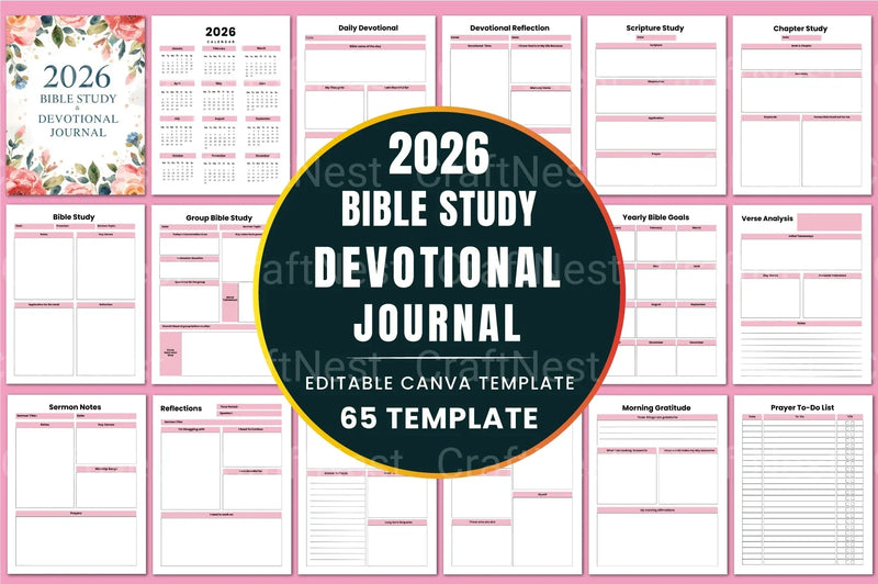 Bible Study Devotional Guide - CraftNest - Digital Crafting and Art
