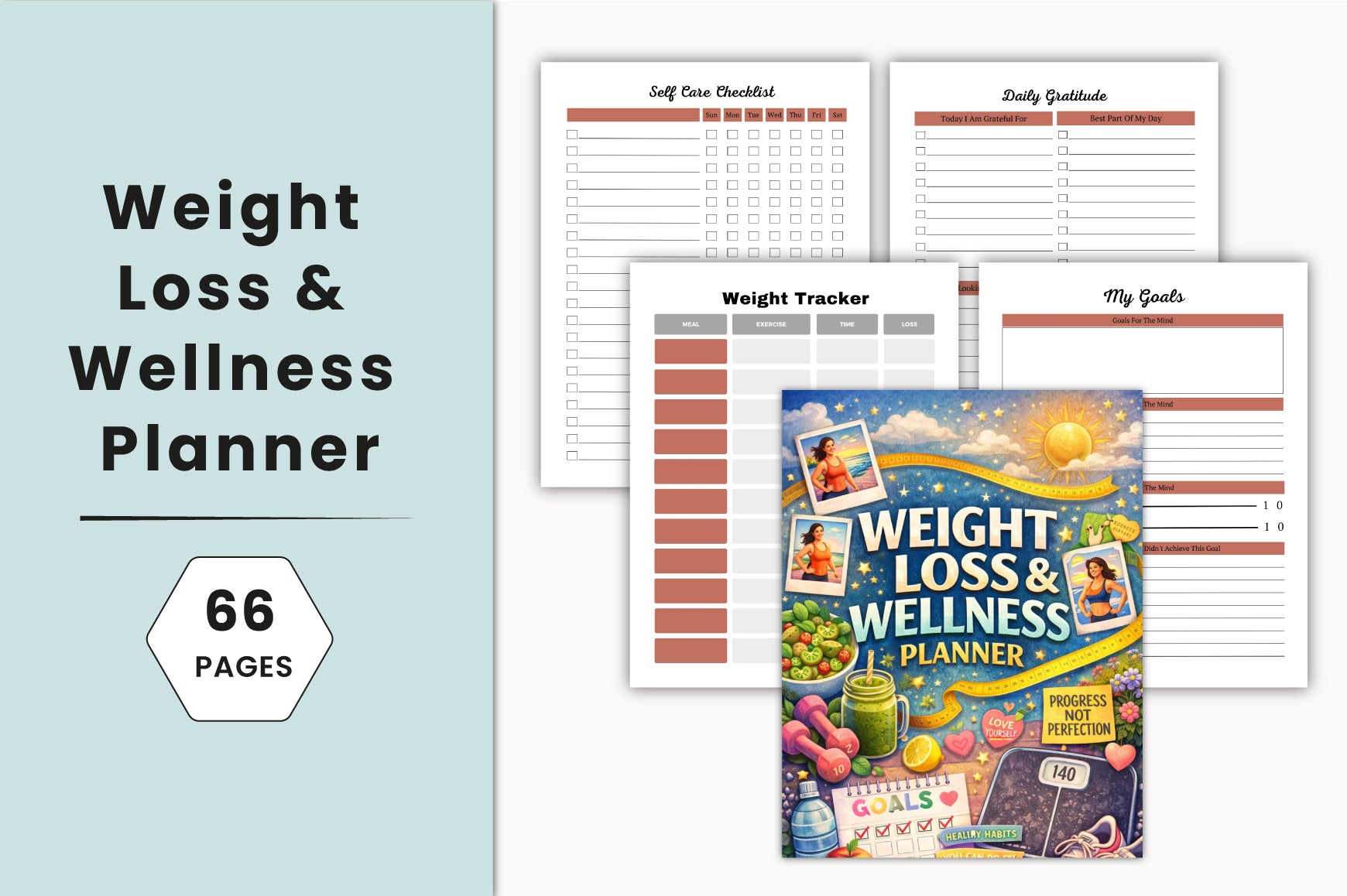 Weight Loss Wellness Planner