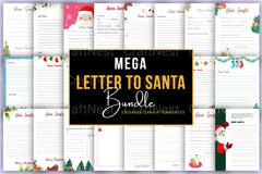 Mega Letter to Santa Template - CraftNest - Digital Crafting and Art