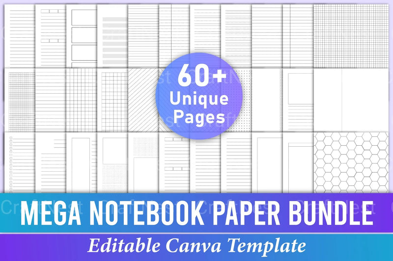 Mega Notebook 01344 - CraftNest - Digital Crafting and Art