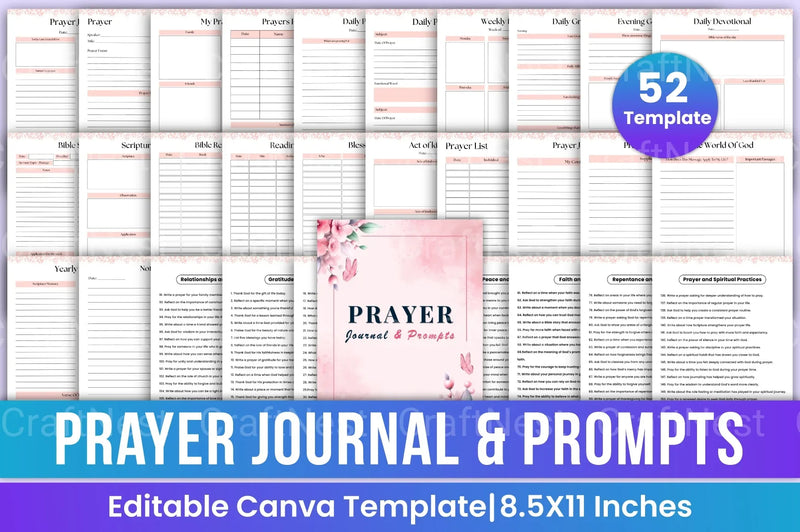 Prayer Prompts for Spiritual Growth - CraftNest - Digital Crafting and Art