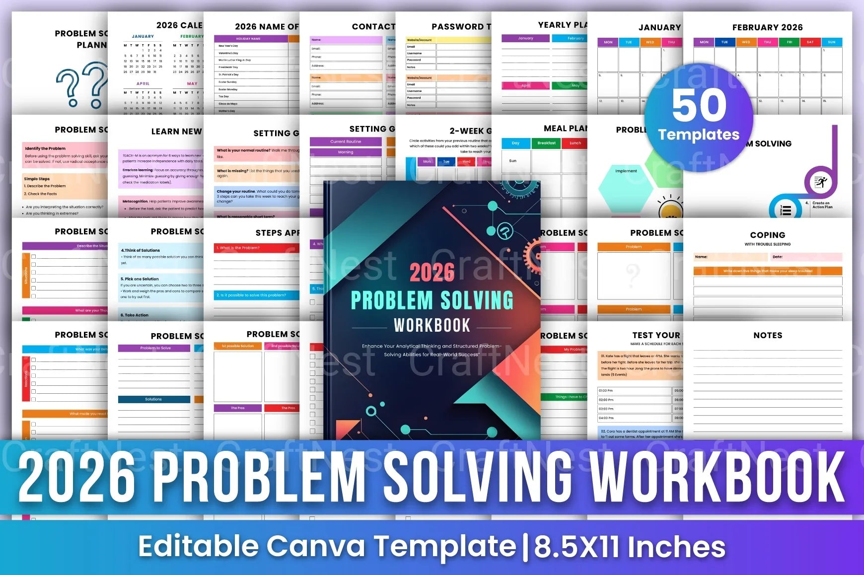 Problem Solving Workbook for Effective Learning - CraftNest - Digital Crafting and Art