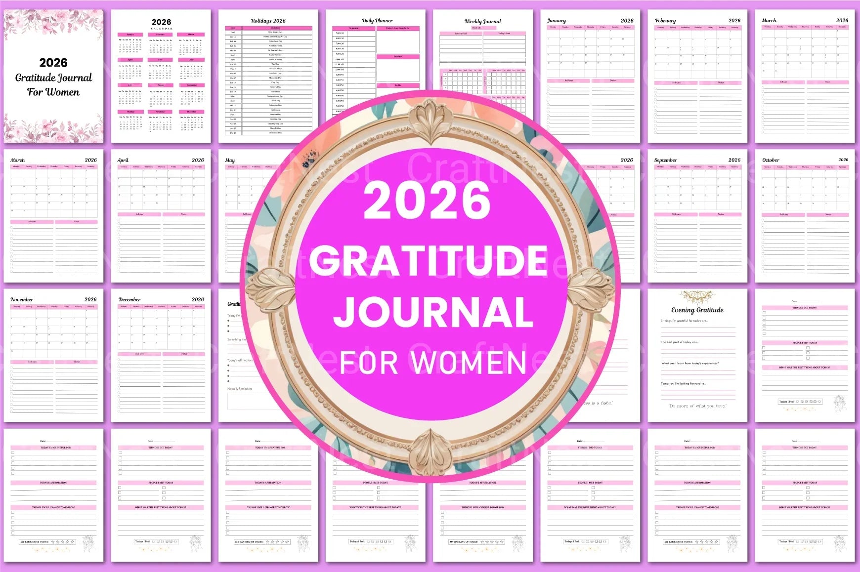 Gratitude for Women - CraftNest - Digital Crafting and Art