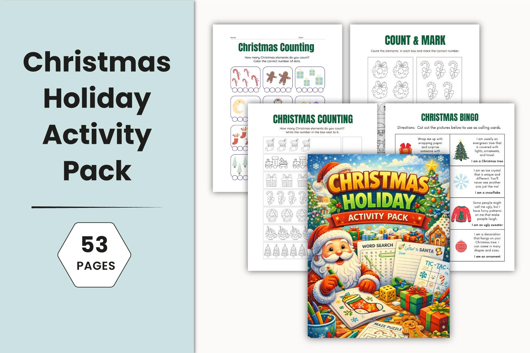 Christmas Holiday Activity Planner