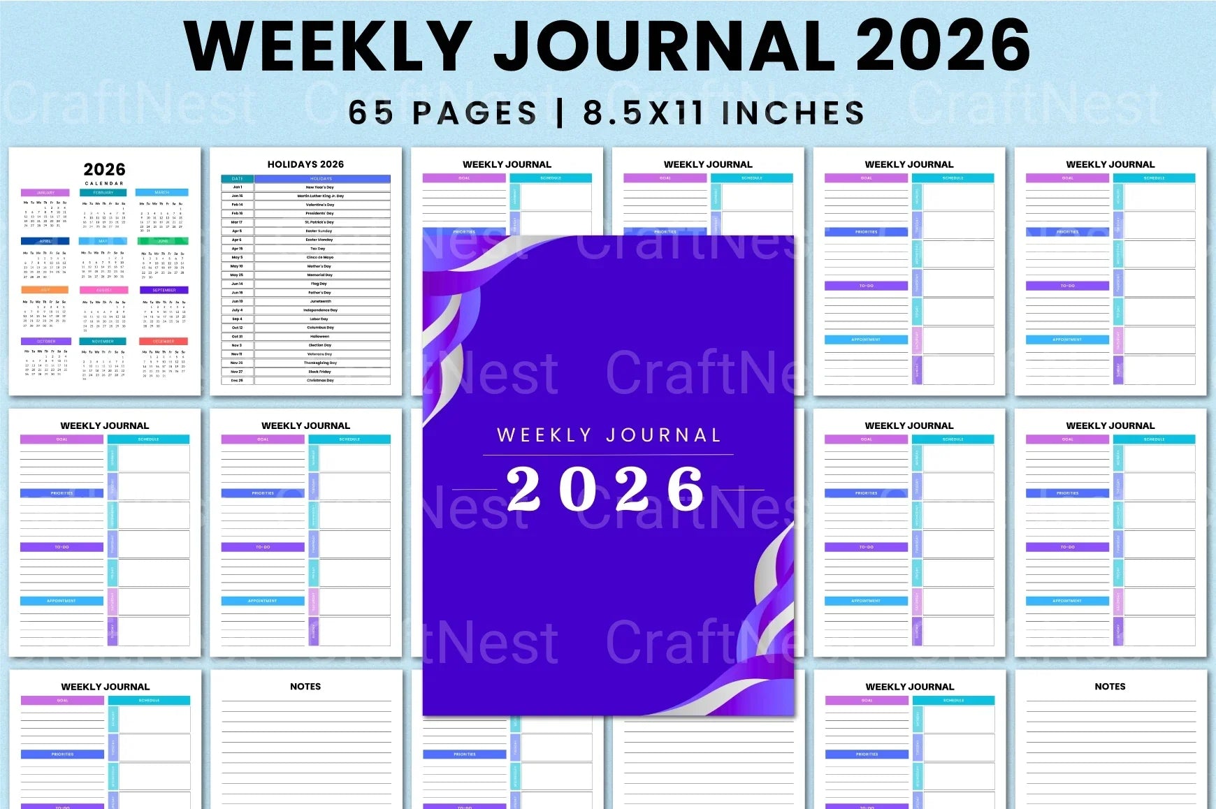 Weekly Report Summary - CraftNest - Digital Crafting and Art