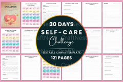 Day Self Care Challenge: Boost Your Wellbeing - CraftNest - Digital Crafting and Art