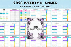 Weekly Planner Template - CraftNest - Digital Crafting and Art