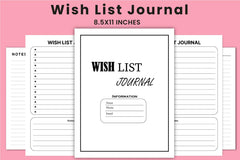 Wish List Planner - CraftNest - Digital Crafting and Art