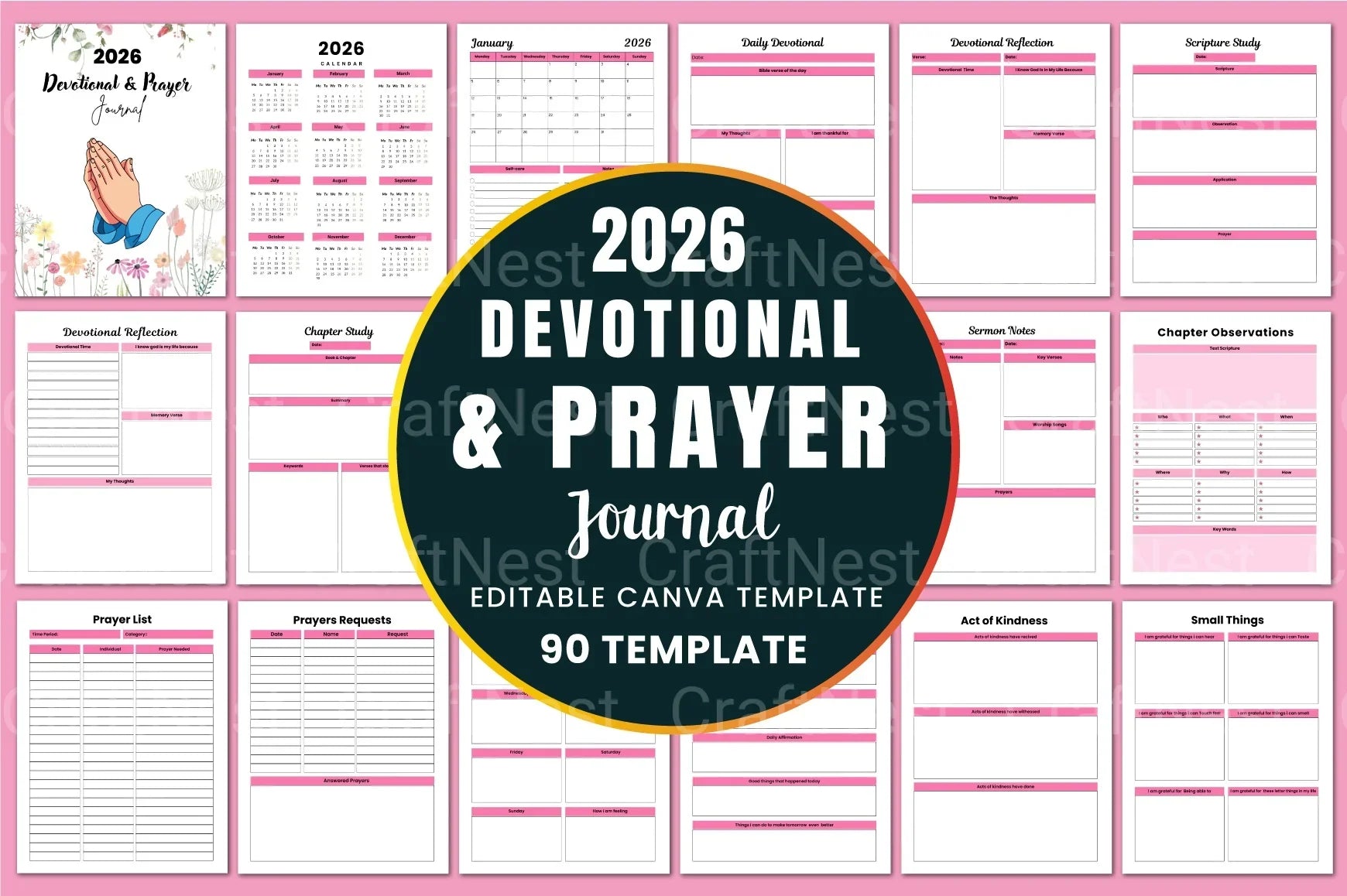 Devotional Prayer Guide - CraftNest - Digital Crafting and Art