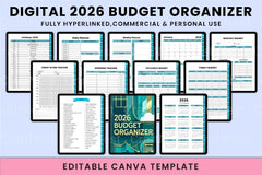 Budget Organizer Planner - CraftNest - Digital Crafting and Art