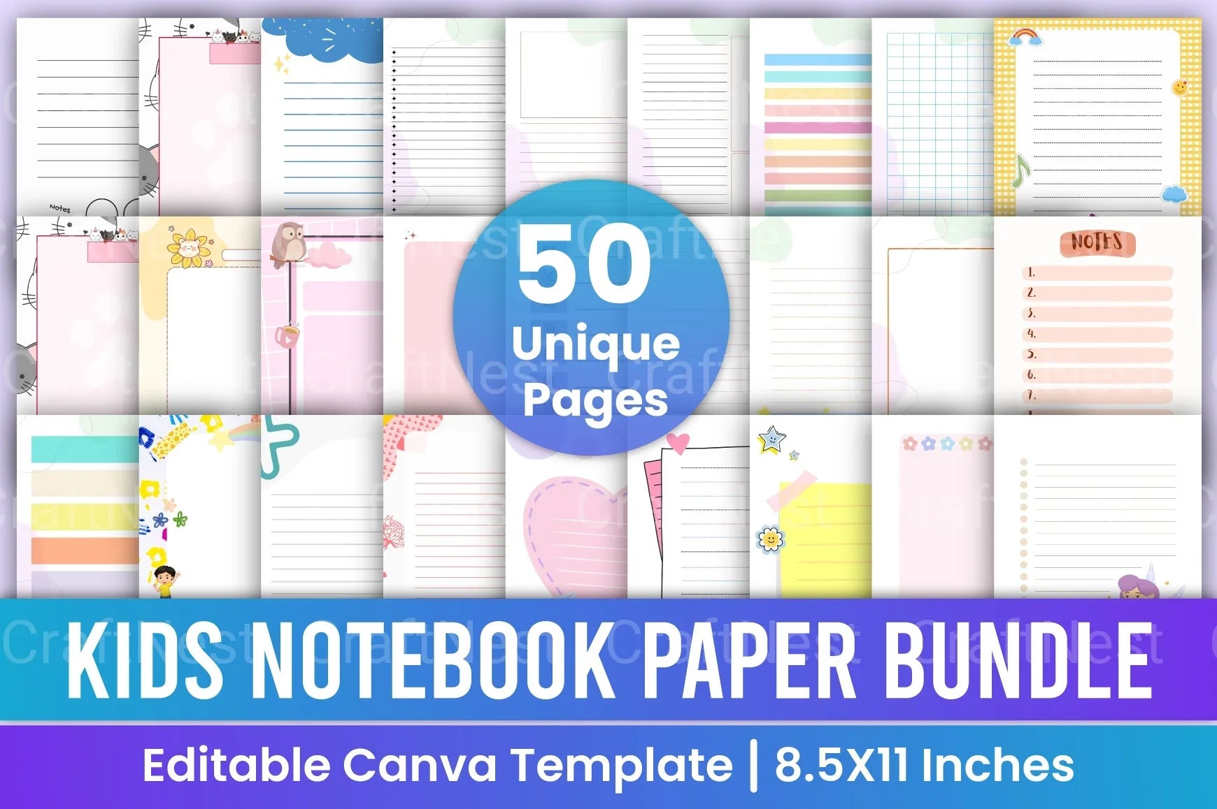 Kids Notebook Collection - CraftNest - Digital Crafting and Art