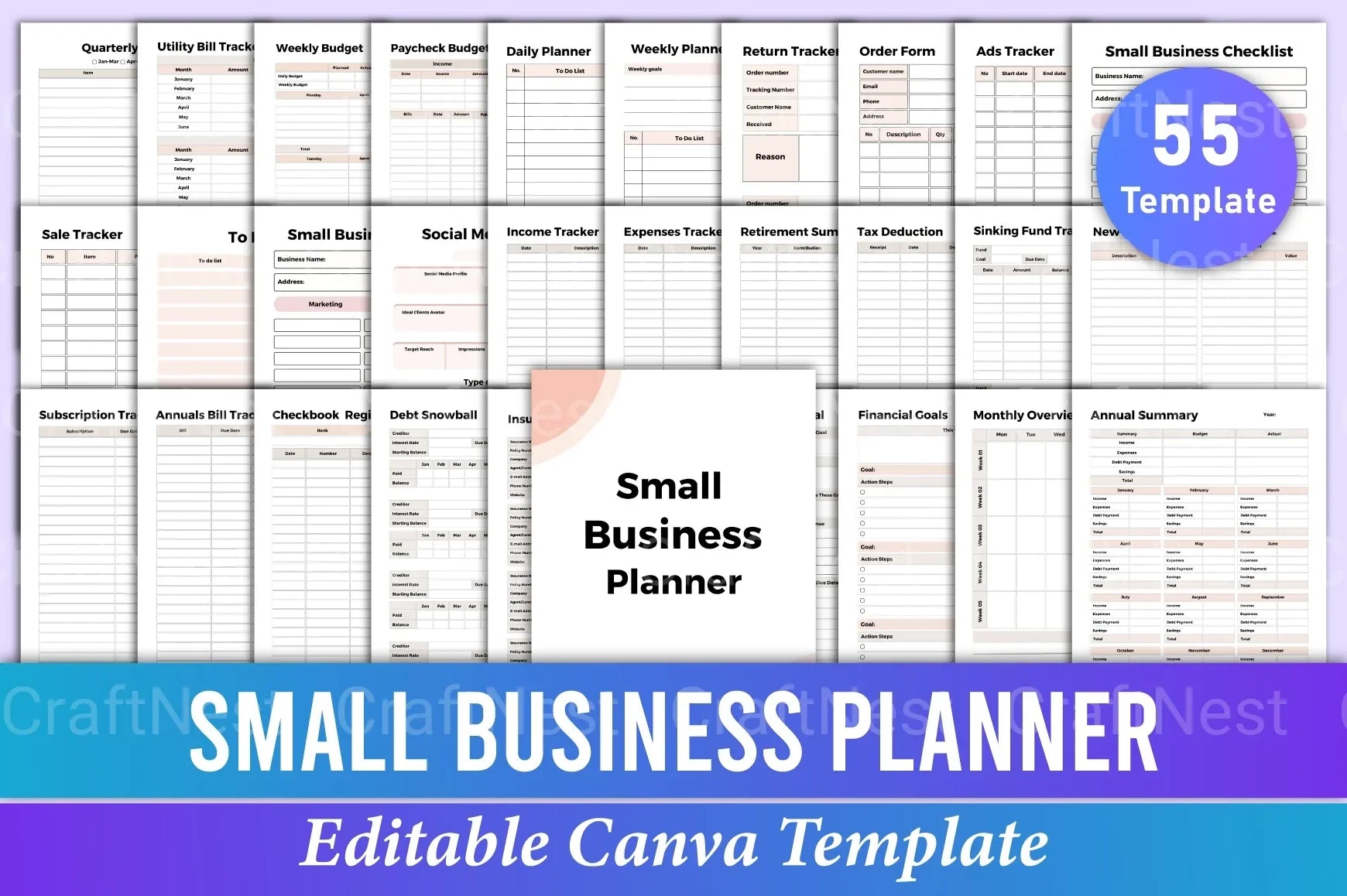 Small Business Planner Guide - CraftNest - Digital Crafting and Art