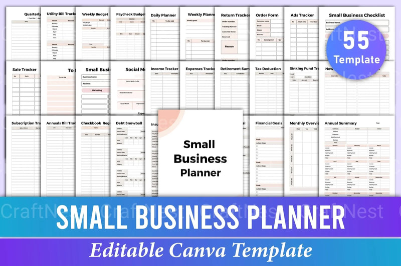 Small Business Planner Guide - CraftNest - Digital Crafting and Art