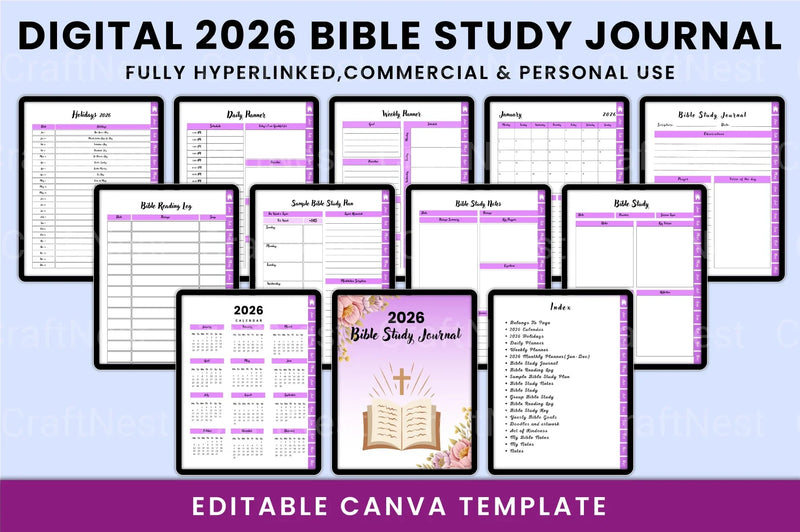 Bible Study Guide - CraftNest - Digital Crafting and Art