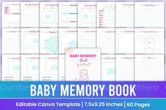 Baby Memory Book: Capture Precious Moments - CraftNest - Digital Crafting and Art