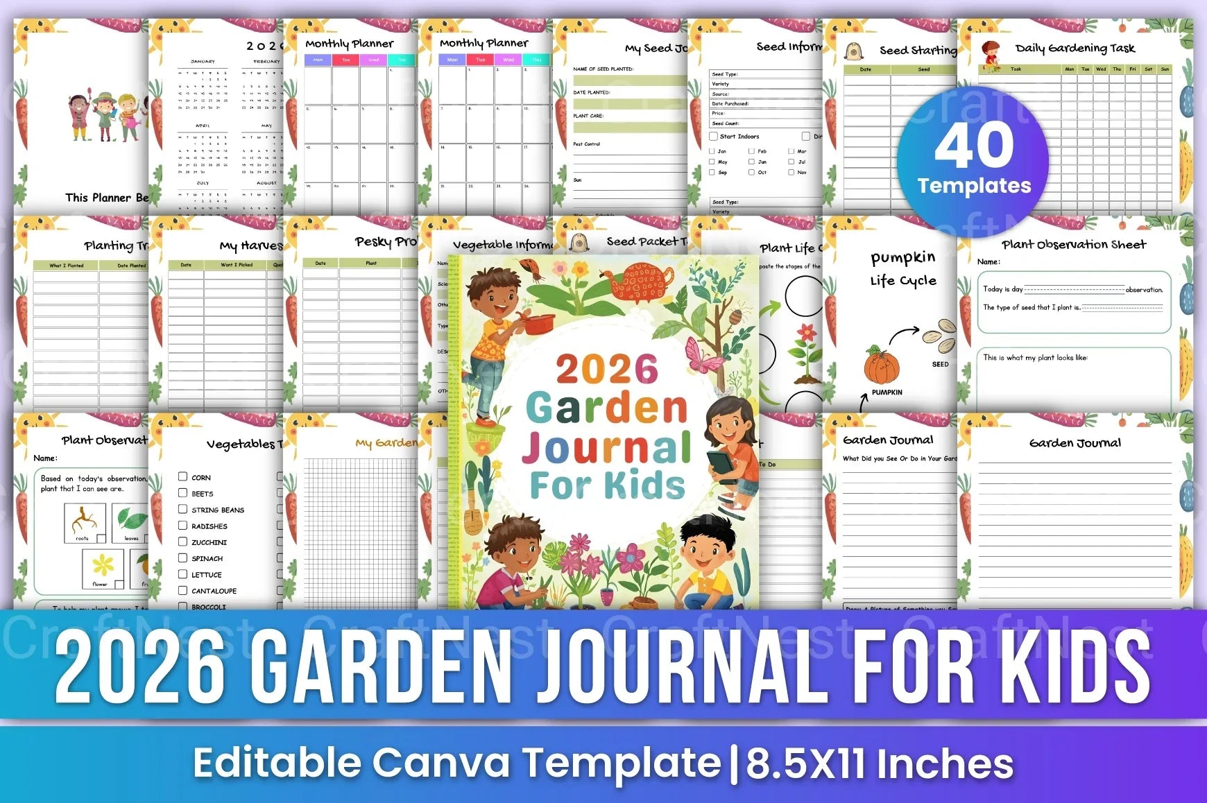 Garden Activities for Kids - CraftNest - Digital Crafting and Art